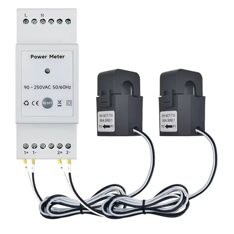 Energy Meter Din Rail Wifi - AFOURT-Tuya Meter Energi Wifi Cerdas Dua