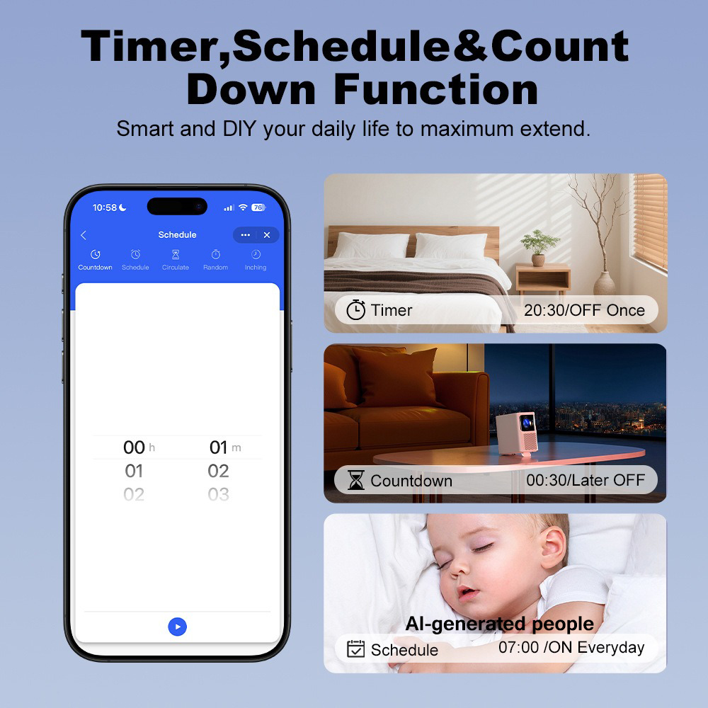 Smart Socket 16A Tuya App - Stop Kontak Dinding Pintar WiFi Tuya,