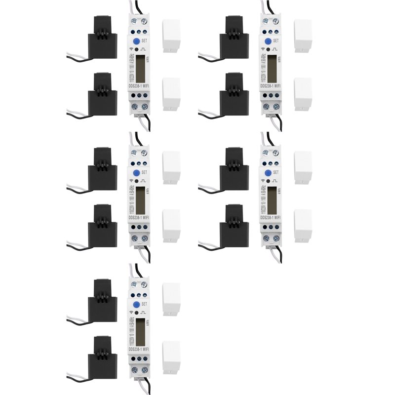 Energy Meter Din Rail Wifi - 【SEKARANG HARGA MURAH】5X 2Phase 3Wires 110V+110V