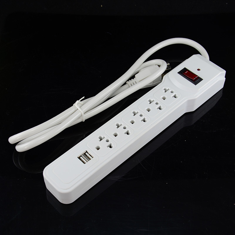 Smart Plug Surge Protector - Smart 3 Soket Strip Daya USB