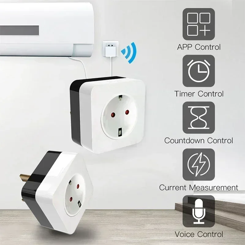 Stopkontak Pintar WiFi Tuya 16 - Smart Socket 16A Tuya App ulasan dan harga