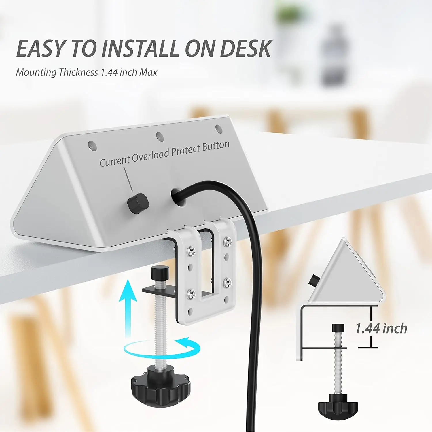 Power Bar Meja dengan PD 20W U - Smart Power Strip 4 Outlet Usb ulasan dan harga