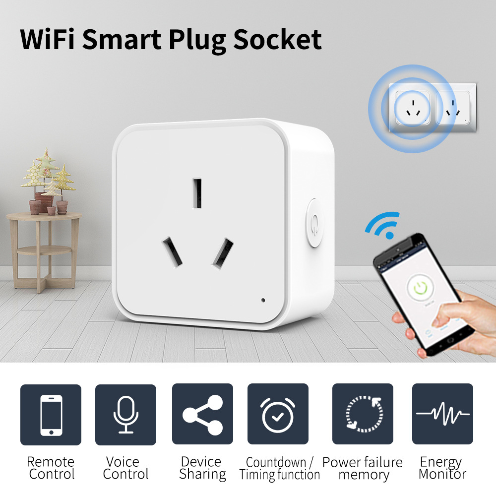Tuya WIFI Smart Socket AU 16A  - Smart Plug Zigbee 16A ulasan dan harga