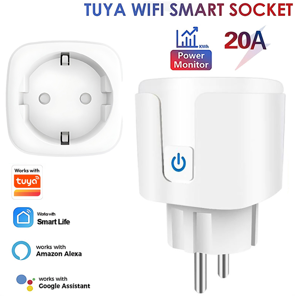 Bekerja dengan Aplikasi Tuya S - Smart Plug Energy Monitoring Wifi ulasan dan harga