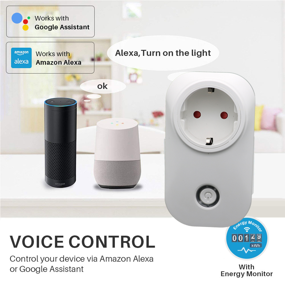 Smart life colokan soket pinta - Smart Plug Energy Monitoring Wifi ulasan dan harga