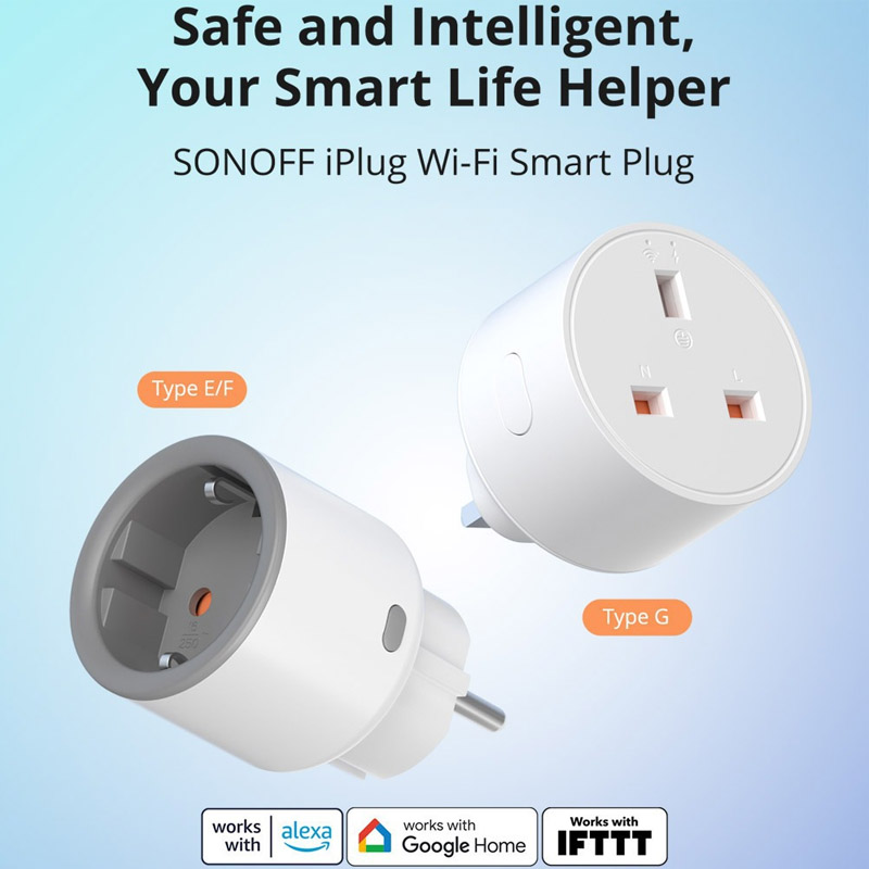 SONOFF S60 TPF EU WiFi Smart P - Smart Plug Energy Monitoring Wifi ulasan dan harga