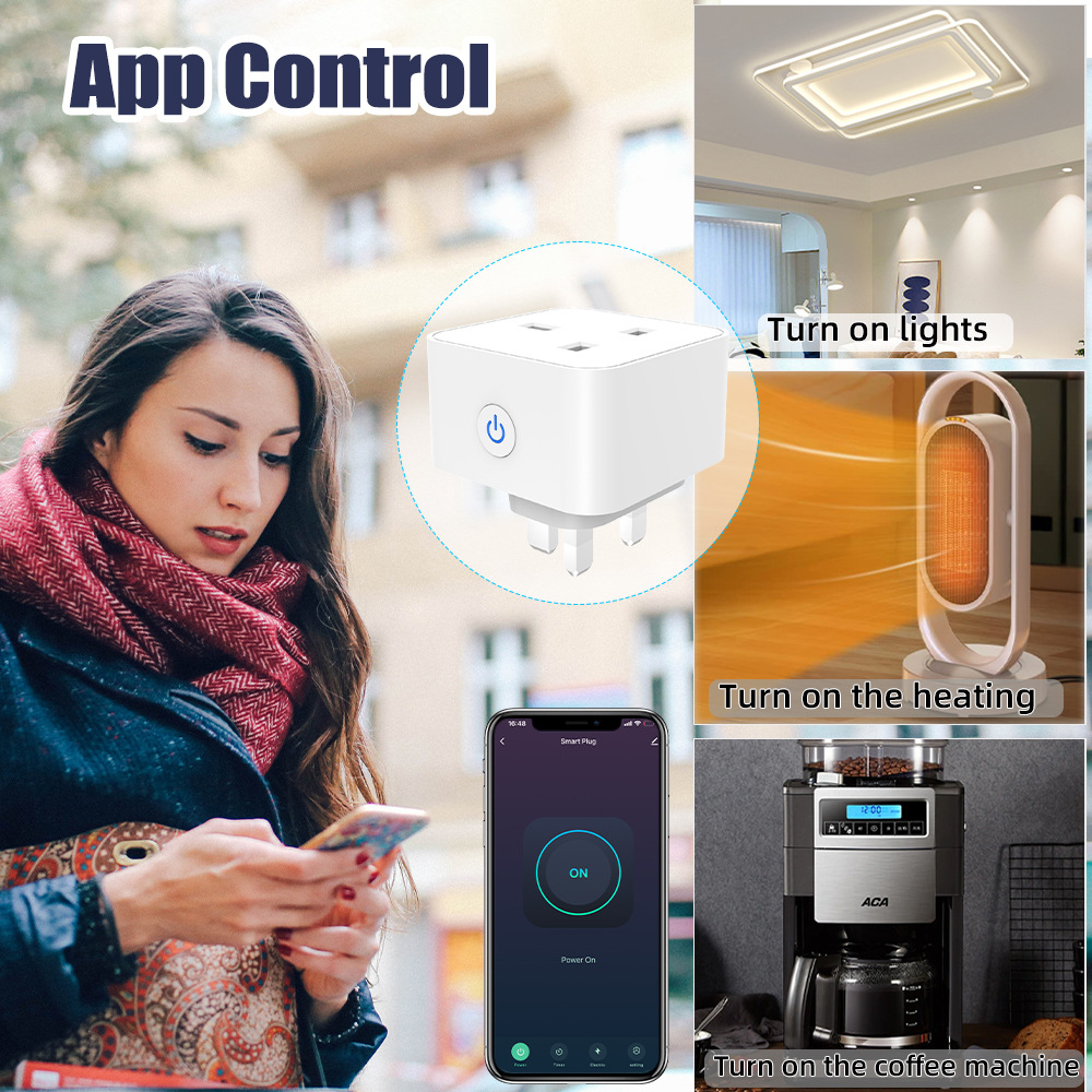 Tuya Smart Socket 16A/20A WiFi - Smart Plug Zigbee 16A ulasan dan harga