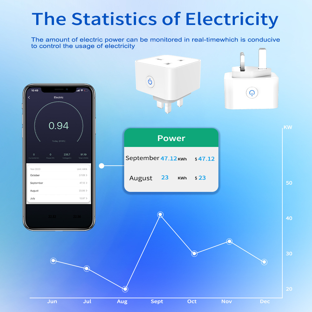 Tuya Smart Socket 16A/20A WiFi - Smart Plug Zigbee 16A ulasan dan harga