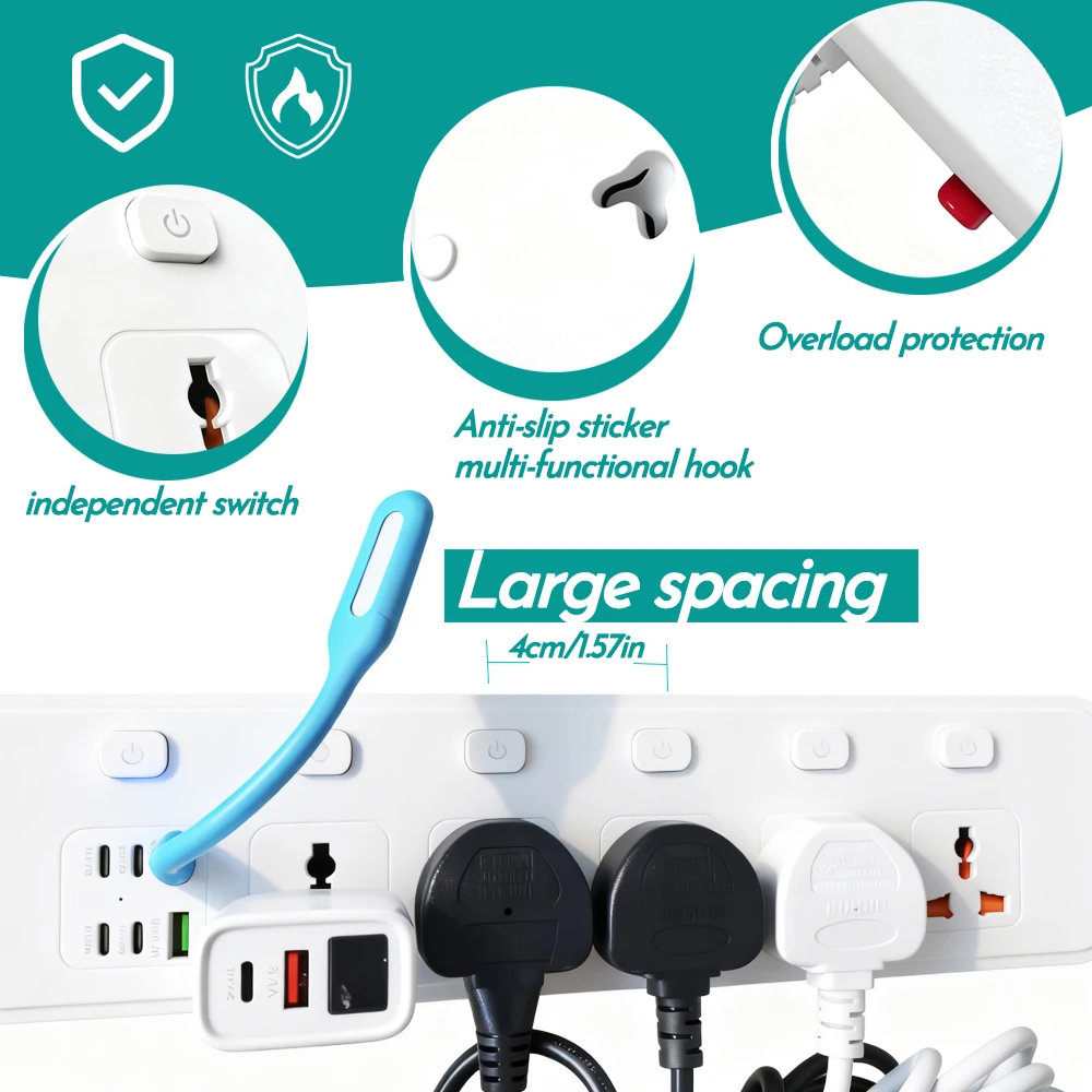 Stop Kontak Ekstensi Universal - Smart Plug Surge Protector ulasan dan harga