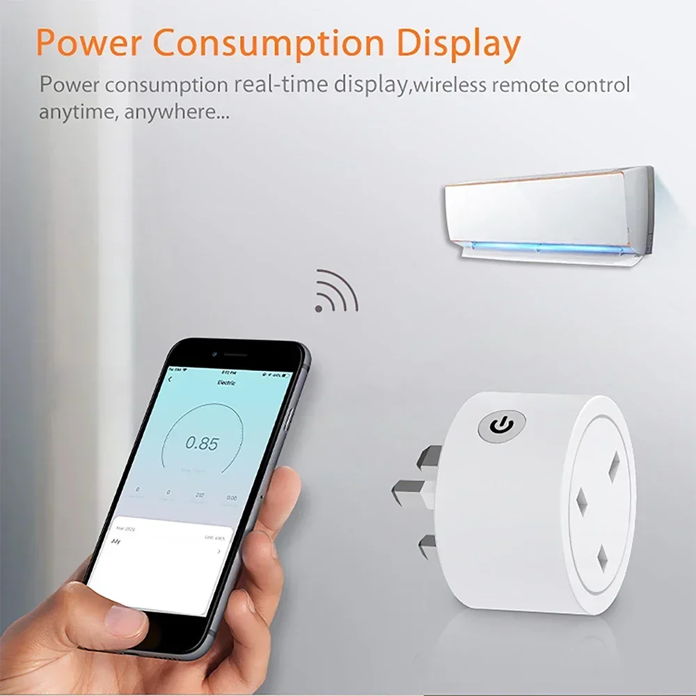 Zigbee Smart Plug 16A Soket UK - Smart Socket 16A Tuya App ulasan dan harga