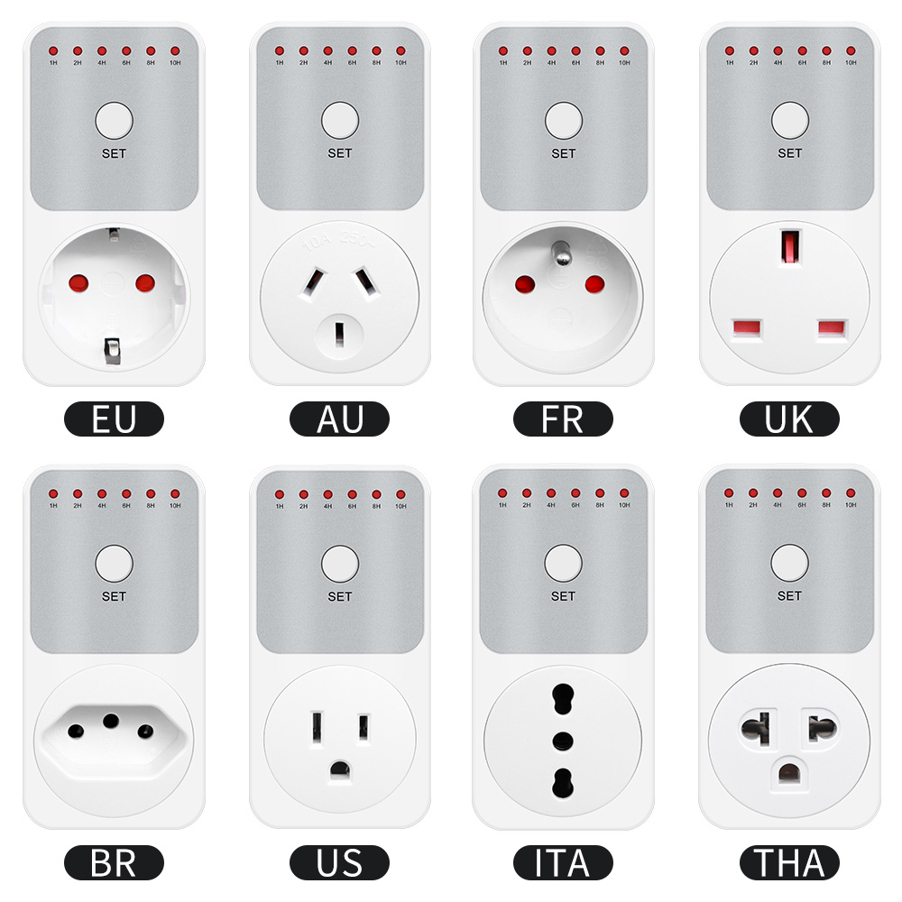 Soket sakelar Timer 10 jam Wat - Smart Socket With Timer Countdown ulasan dan harga