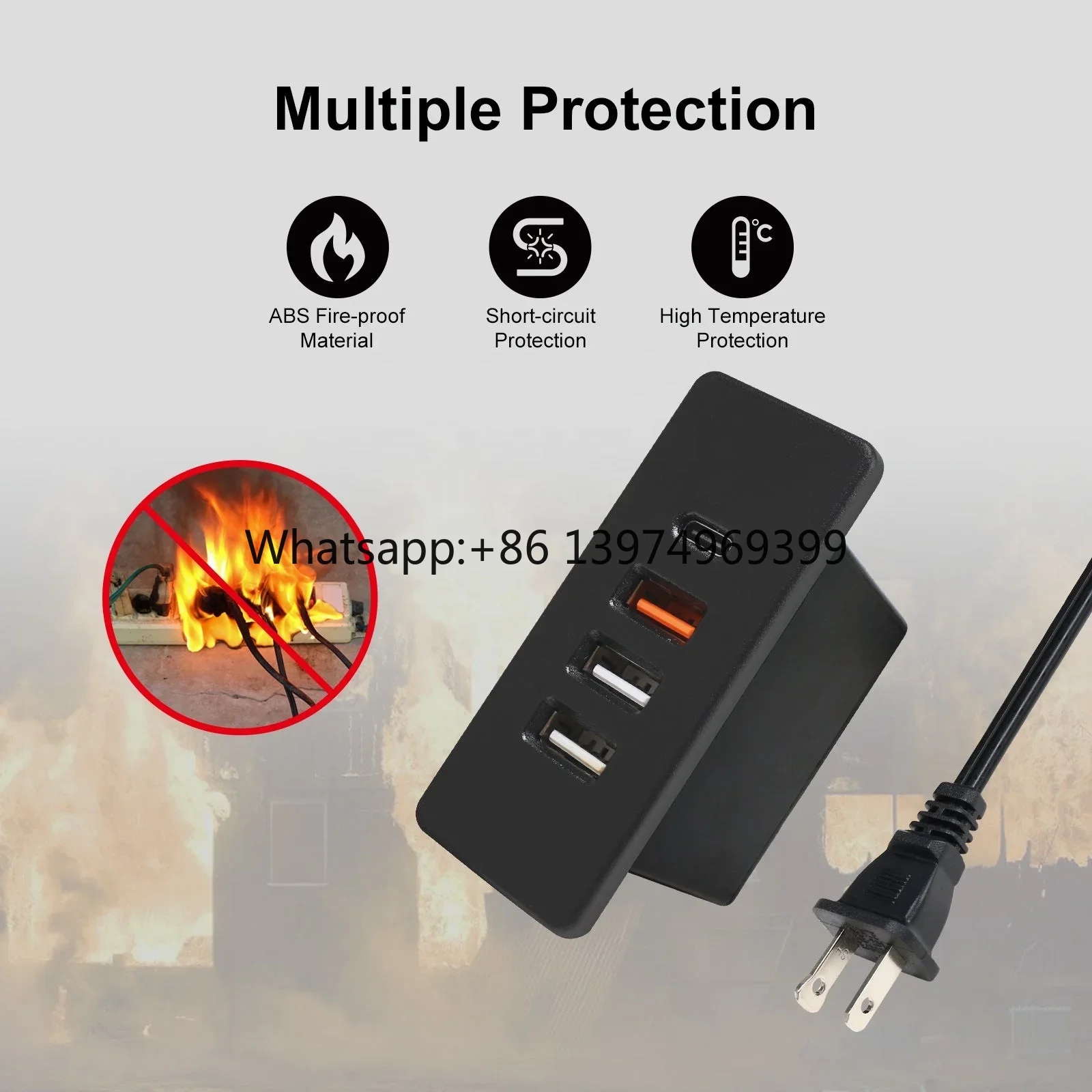 Stopkontak USB C Terintegrasi  - Smart Power Strip 4 Outlet Usb ulasan dan harga