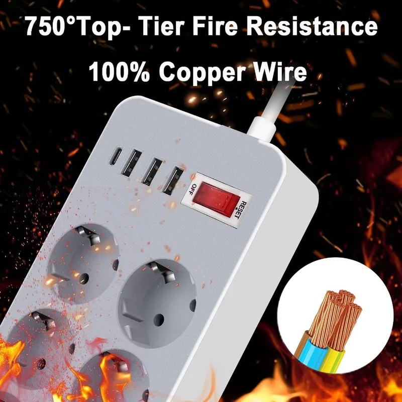 Stopkontak 10 in 1 dengan colo - Smart Power Strip 4 Outlet Usb ulasan dan harga