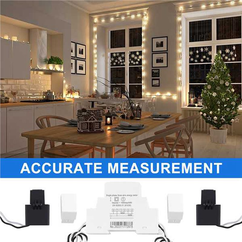 【SEKARANG HARGA MURAH】5X 2Phas - Energy Meter Din Rail Wifi ulasan dan harga
