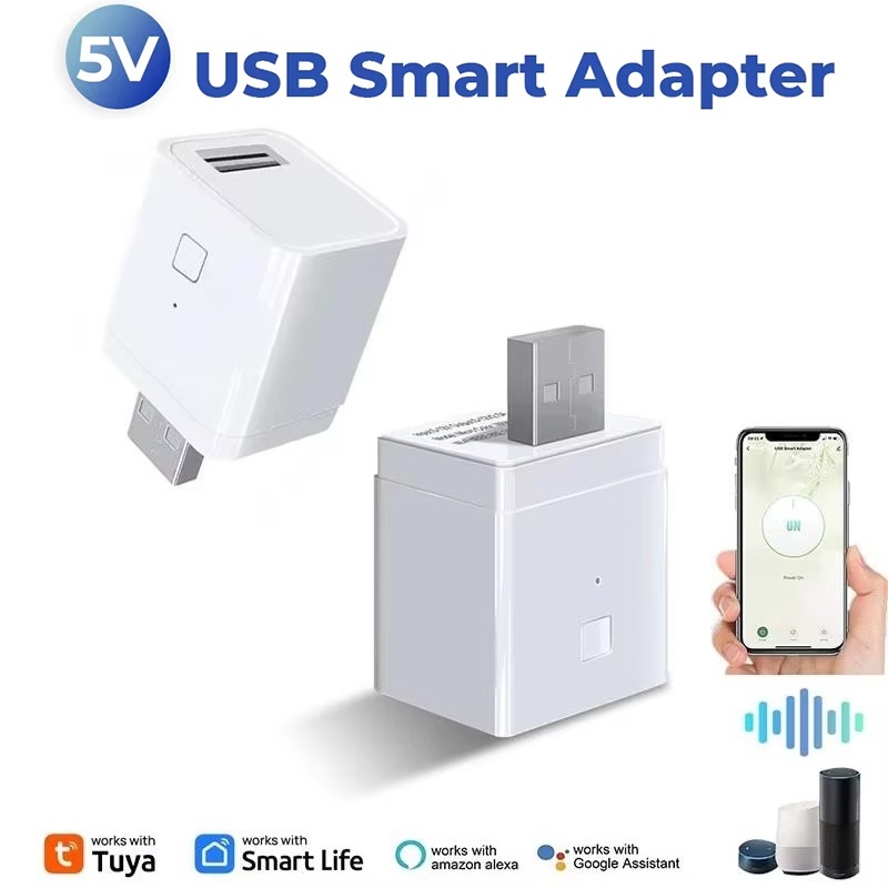 Adaptor USB Cerdas 5V, Adaptor - Smart Plug Mini Alexa Google ulasan dan harga