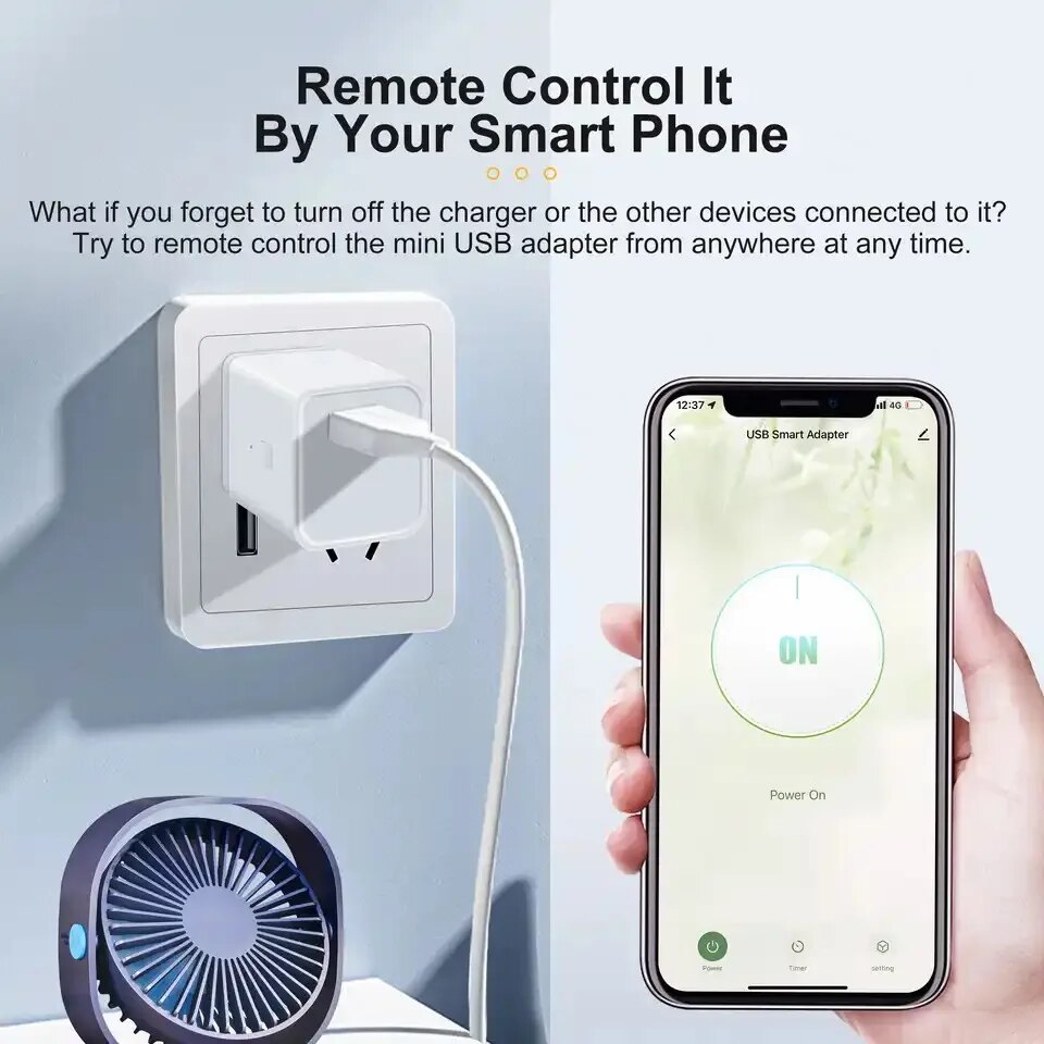 Adaptor USB Cerdas 5V, Adaptor - Smart Plug Mini Alexa Google ulasan dan harga