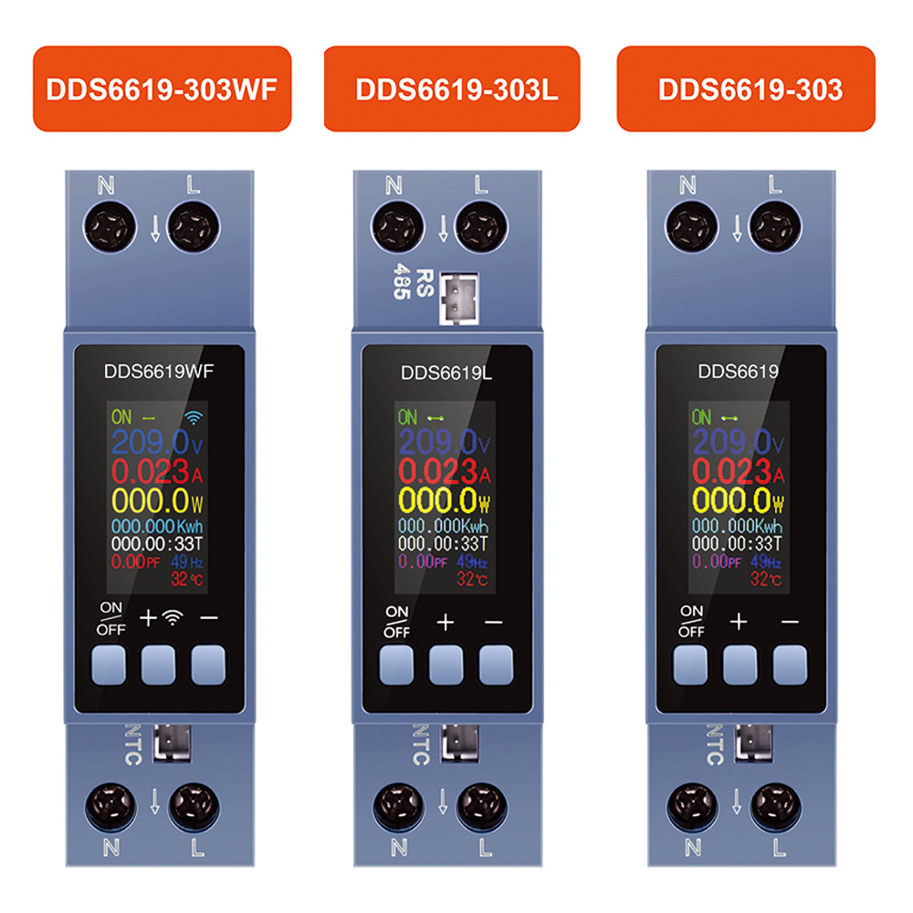 8 in 1 Power Meter WiFi Tuya D - Energy Meter Din Rail Wifi ulasan dan harga