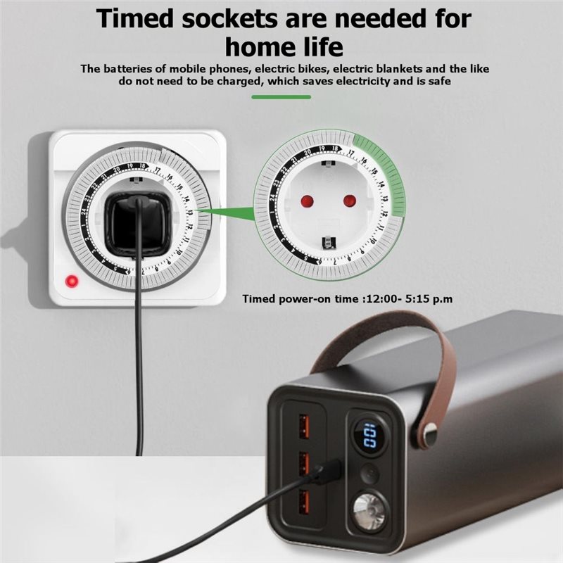 SYW-24 Jam, Sakelar Timer Otom - Smart Socket With Timer Countdown ulasan dan harga