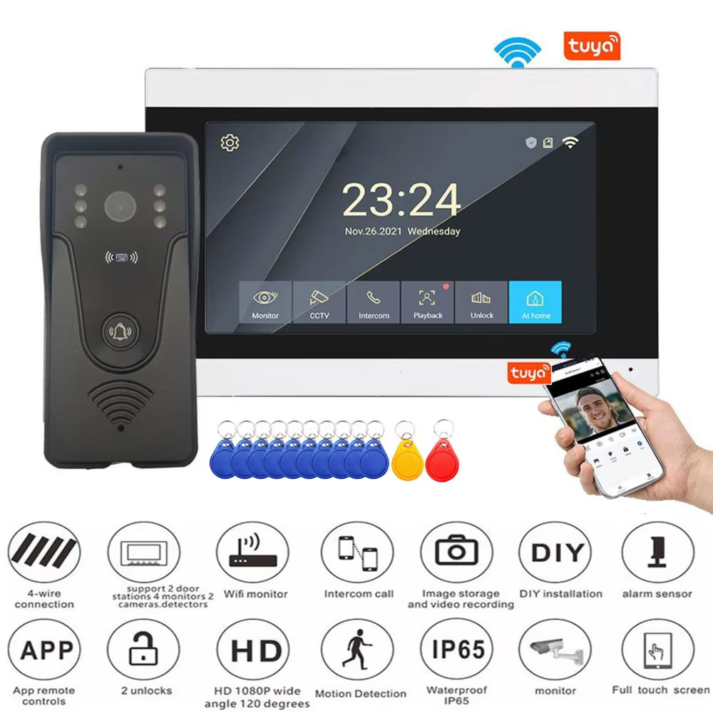 Tuya bel pintu nirkabel layar  - Smart Plug Energy Monitoring Wifi ulasan dan harga