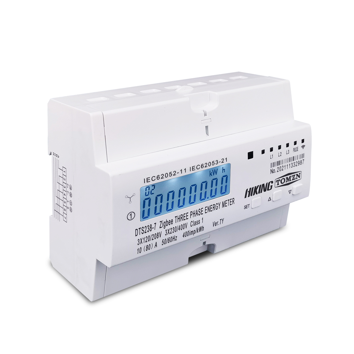 TOMZN 80A 3 Fase Zigbee Gatewa - Energy Meter Din Rail Wifi ulasan dan harga