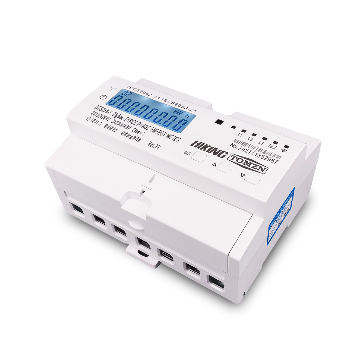 TOMZN 80A 3 Fase Zigbee Gatewa - Energy Meter Din Rail Wifi ulasan dan harga