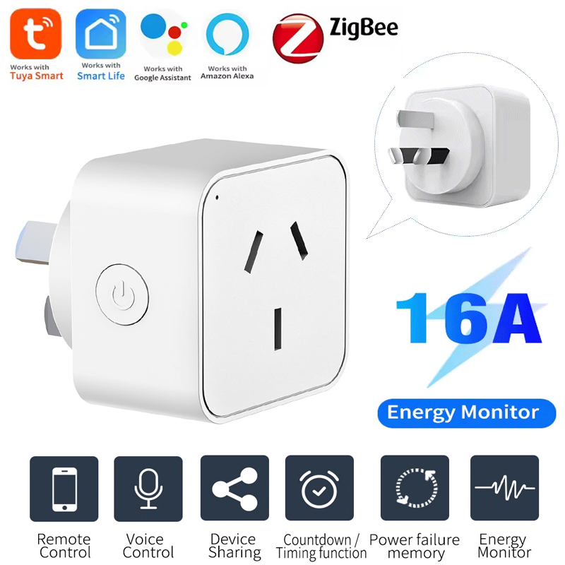 Tuya Zigbee 3.0 Smart Socket S - Smart Plug Zigbee 16A ulasan dan harga