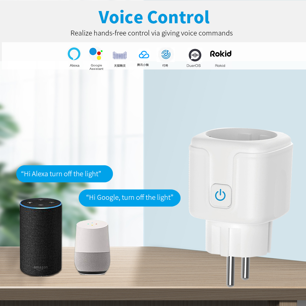 Stop Kontak Pintar WiFi Standa - Smart Socket 16A Tuya App ulasan dan harga