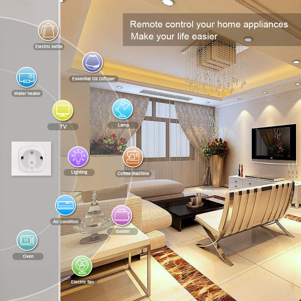 Tuya Wifi Smart Plug Smart Hom - Smart Plug Surge Protector ulasan dan harga